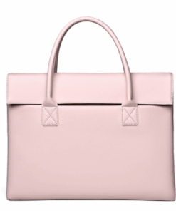 Classic Tiny PU Laptop Briefcase Bag for 14 inch - Pink