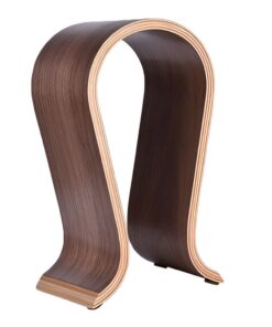 Classic U Shape Wooden Headphones Stand Holder