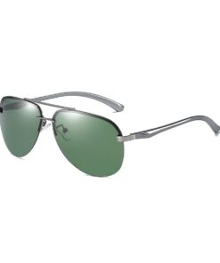Classic Unisex Polarized Sunglasses Series - Colorful Film Glasses - Dark green