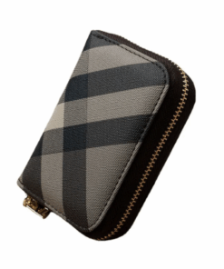 Classic Zip Around Card Holder - Charcoal