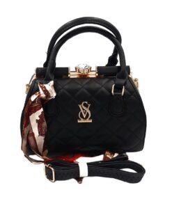 Classy Satchel Handbags for Women Tote Bags for Ladies Shoulder Bag - Black