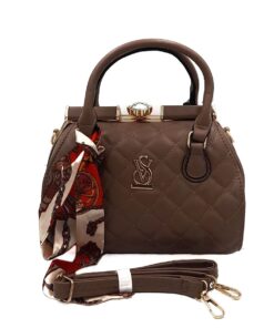 Classy Satchel Handbags for Women Tote Bags for Ladies Shoulder Bag - Khakhi