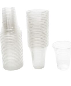 Clear Plastic Disposable Drinking Cups / Glasses - 500ml - 500 Cups