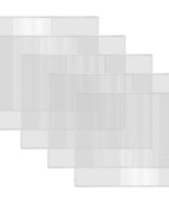 Clear PVC Protective Passport Cover Sleeves - 2 Pack