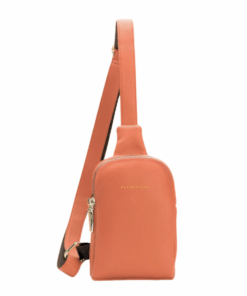 Clementine - PU Crossbody Sling Bag - Tan