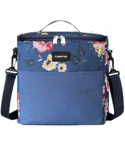 Clementine Travel Cooler & Picnic Bag with Shoulder Strap - Navy