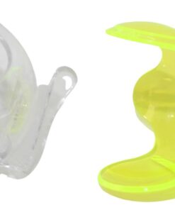 Clip on Tennis Padel Ball Holder- Set of 2 Yellow and Clear