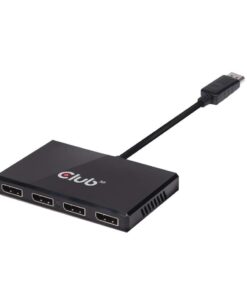 Club 3D Mst Hub Displayport To Quad Monitor With Usb Power
