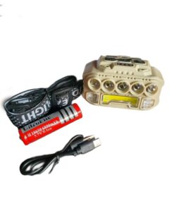 COB+5 LED Camping Headlamp Rechargeable
