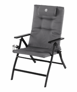 Coleman 5-Position Padded Foldable Camping Chair, Steel Frame