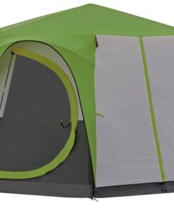 Coleman Octagon 8 Person Family Camping Dome Tent Green