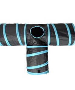 Collapsible 3 Way Cat Tunnel With Ball