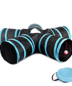 Collapsible 5 Way Cat Tunnel with Ball