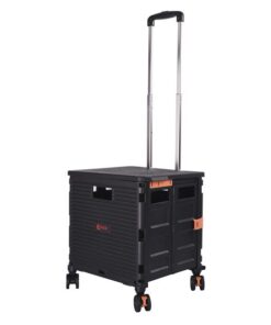 Collapsible Cart Rolling Utility with Seat