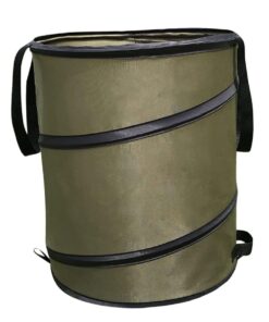 Collapsible Garden Waste Bag Reusable Leaf Camping Popup Trash Heavy Duty