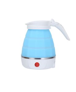 Collapsible Kettle Travel Water Boiler Camping Foldable Electric - Blue