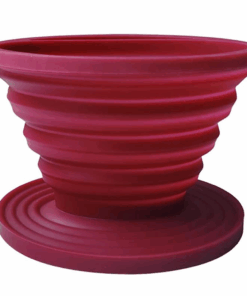 Collapsible Reusable Silicone Coffee Dripper For Hiking Camping