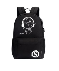 College Laptop Backpack with USB Charging Port