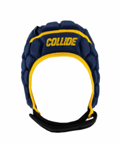Collide Sport - Navy Blue and Gold Rugby Scrum Cap - M