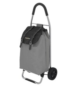 Colombo 40 Litres Waterproof Polyester Grey Shopping Trolley - Icon
