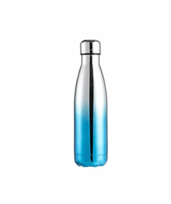Colorful 500ml Thermal Vacuum Stainless Steel Bottle Flask - Silver