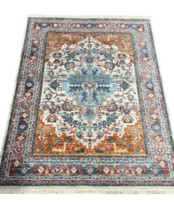 Colorful Geometric Machinde Made Rug - Carpet - 160 x 120cm