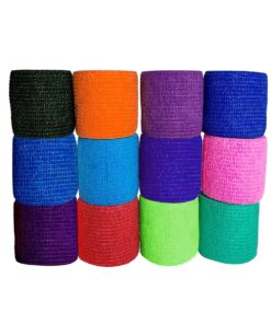 Colorful Non Woven Self Adhesive Cohesive Bandage For Pet And Sports