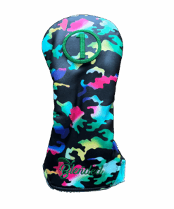 Colourful Camo Driver Golf Club Head Cover