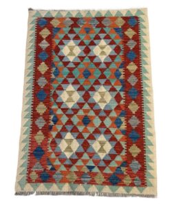 Colourful Handmade Chobi Kilim Rug - 157 x 102 cm