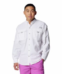 Columbia Men's Bahama II Long Sleeve Shirt White - XL