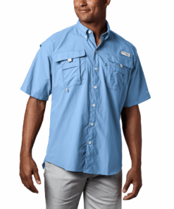 Columbia Mens Bahama II Short Sleeve Shirt in Sail - S