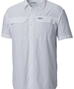 Columbia Men's Silver Ridge 2 Short Sleeve Shirt in White - M