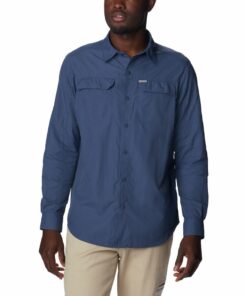Columbia Men's Silver Ridge 2.0 Long Sleeve Shirt Dark Mountain - 2XL