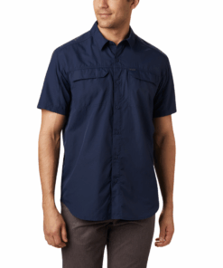Columbia Men's Silver Ridge 2.0 Short Sleeve Shirt Collegiate Navy - M