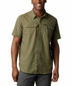 Columbia Men's Silver Ridge 2.0 Short Sleeve Shirt in Stone Green - S