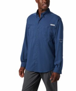 Columbia Men's Tamiami II Long Sleeve Shirt Carbon - M