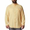 Columbia Men's Tamiami II Long Sleeve Shirt Cocoa Butter - 5XL
