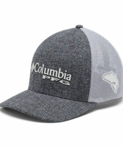Columbia Unisex PFG Mesh Ball Cap Grill Heather Cool Grey - S-M