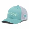 Columbia Unisex PFG Mesh Ball Cap Tranquil Teal Cool Grey - S-M