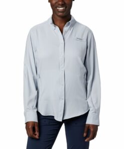 Columbia Women's Tamiami II Long Sleeve Shirt Cirrus Grey - 2XL
