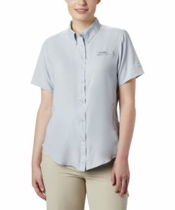 Columbia Women's Tamiami II Short Sleeve Shirt Cirrus Grey - S