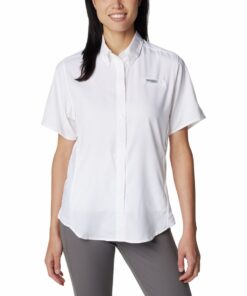 Columbia Women's Tamiami II Short Sleeve Shirt White - XL