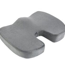 Comfortable Memory Foam Seat Cushion for Office Chairs - Grey