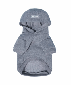 Comfortable Pet Hoodie for Small Cats and Dogs - Grey