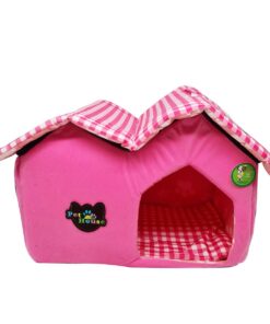 Comfortable Pet House Bed - Pink