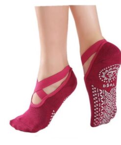 Comfy Yoga Socks - Red