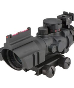 Compact 4x32 Illuminated Reticle Optic with Fiber Optic Front Sight