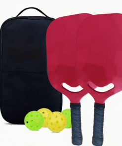 Completely Carbon Fiber Pickleball Racquet For Racing - Red