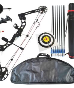 Compound Bow & Arrow - Archery Hunting Compound Bow Combo Set + Carry Bag