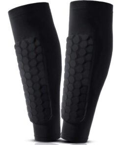 Compression Calf Sleeve with Honeycomb Protection Pad - 1 Pair